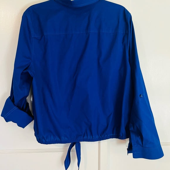 Chico’s royal blue blouse - Picture 7 of 8